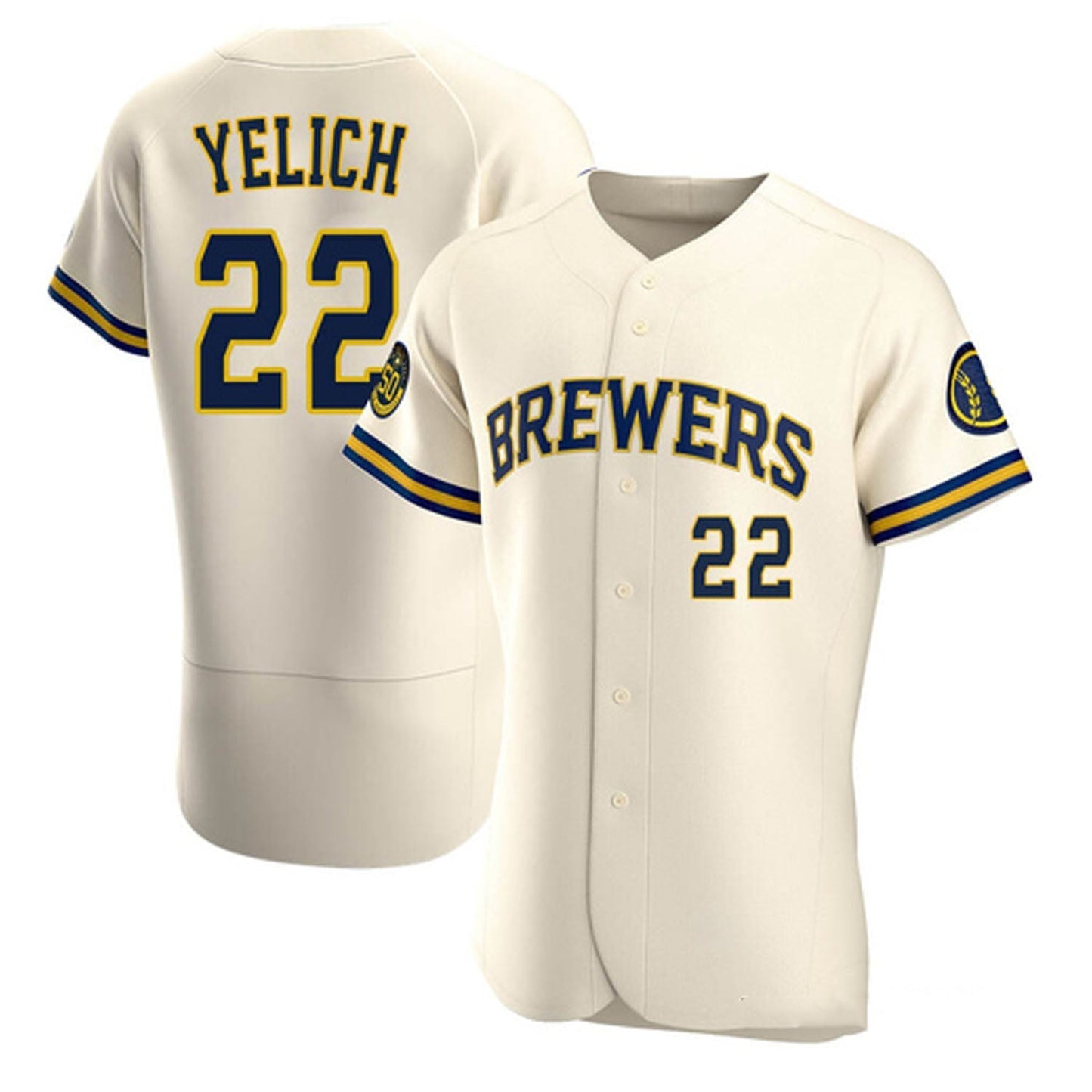 Christian Yelich Milwaukee Brewers 22 Jersey