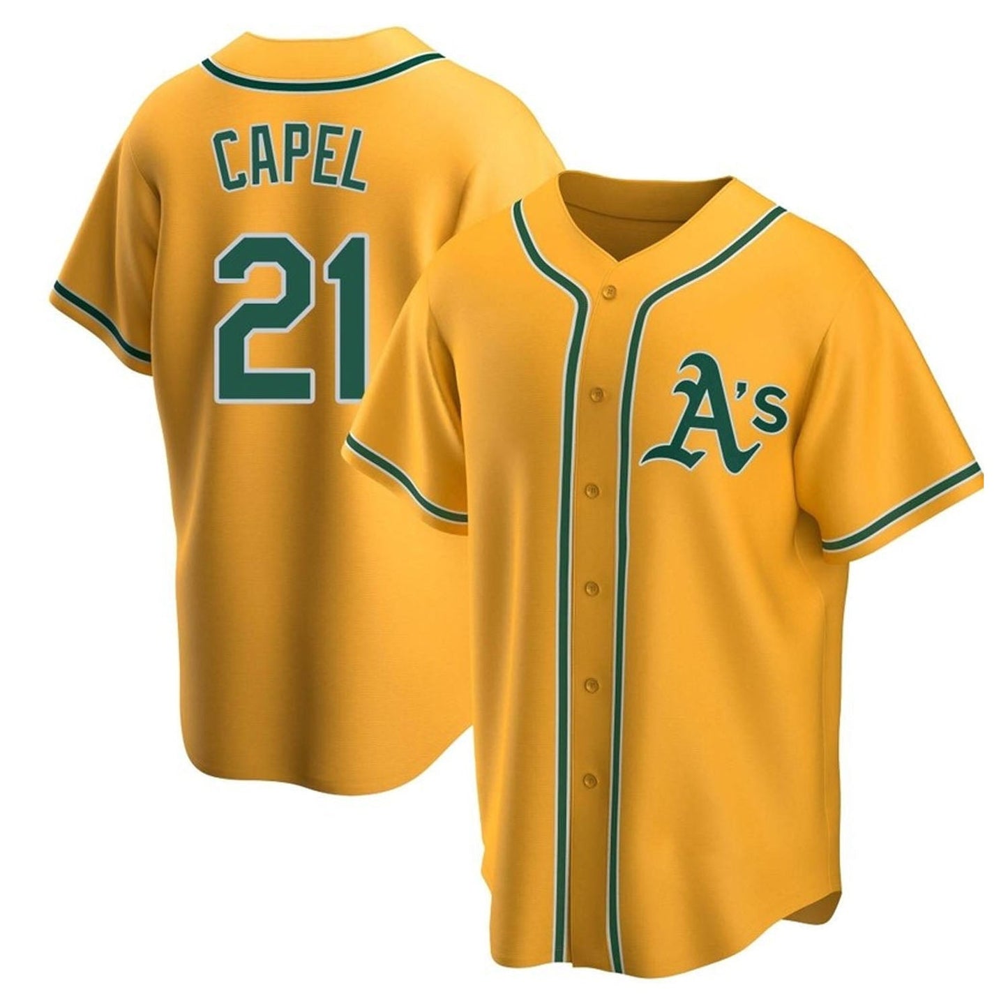Conner Capel Oakland Athletics 21 Jersey