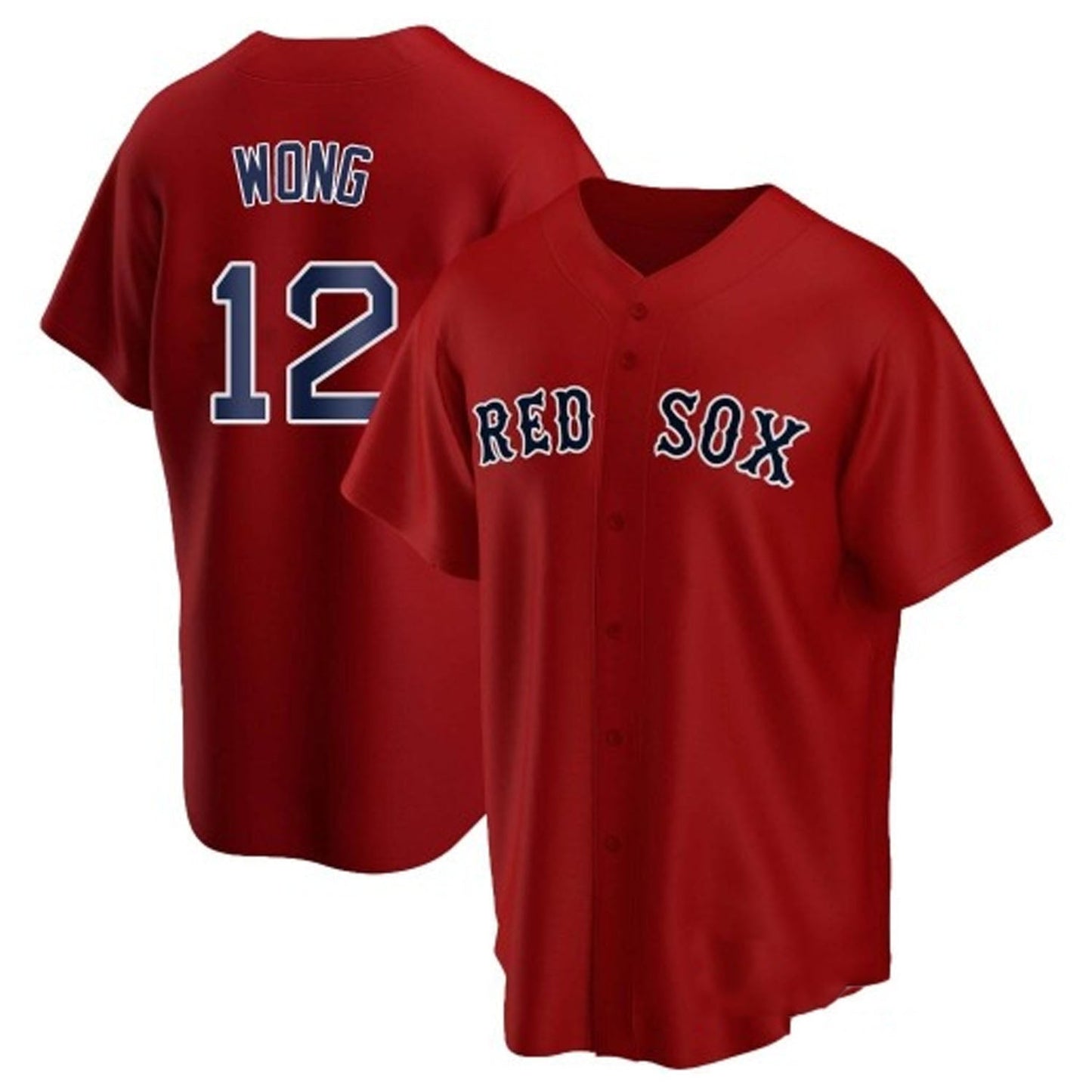 Connor Wong Boston Red Sox 12 Jersey