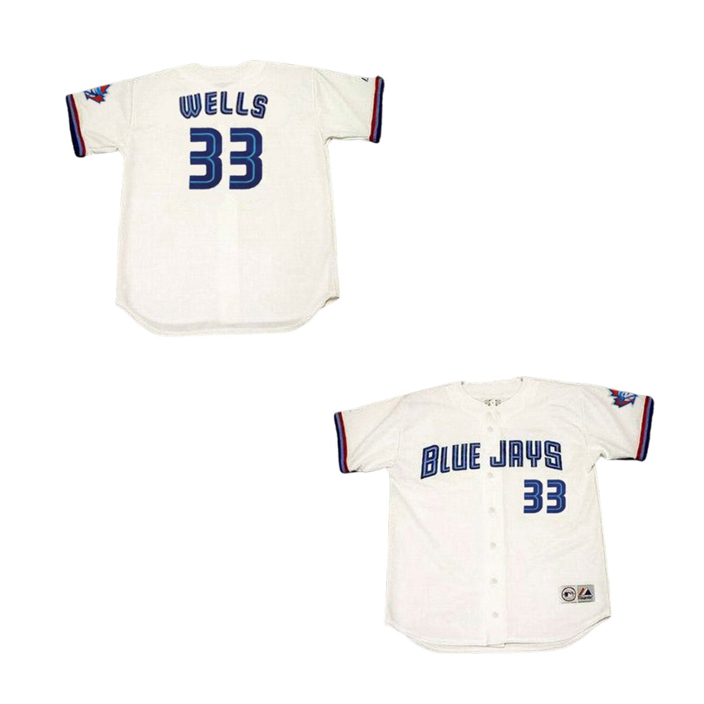 David Wells Toronto Blue Jays 33 Jersey