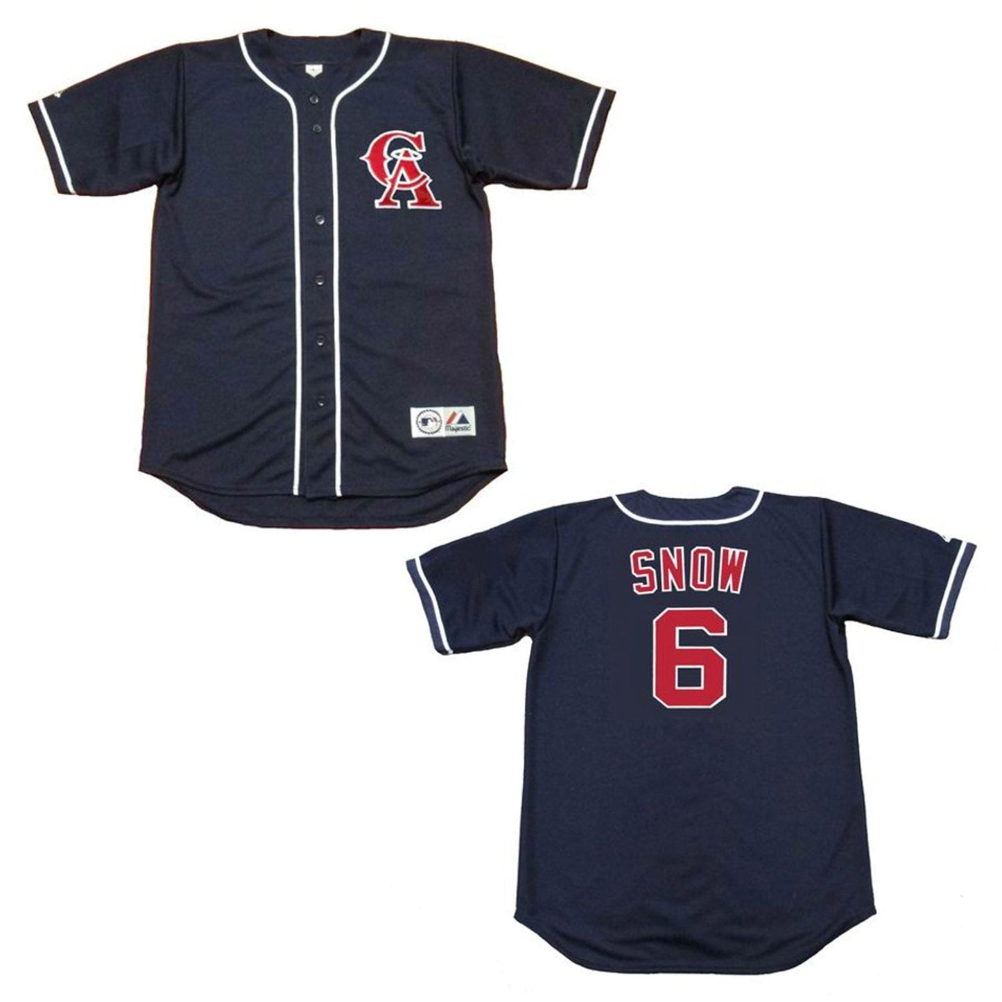 J.T. Snow California Angels 6 Jersey