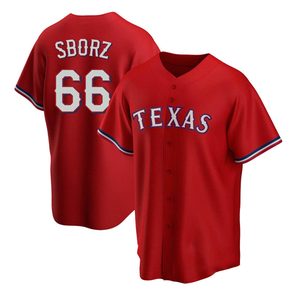 Josh Sborz Texas Ranger 66 Jersey