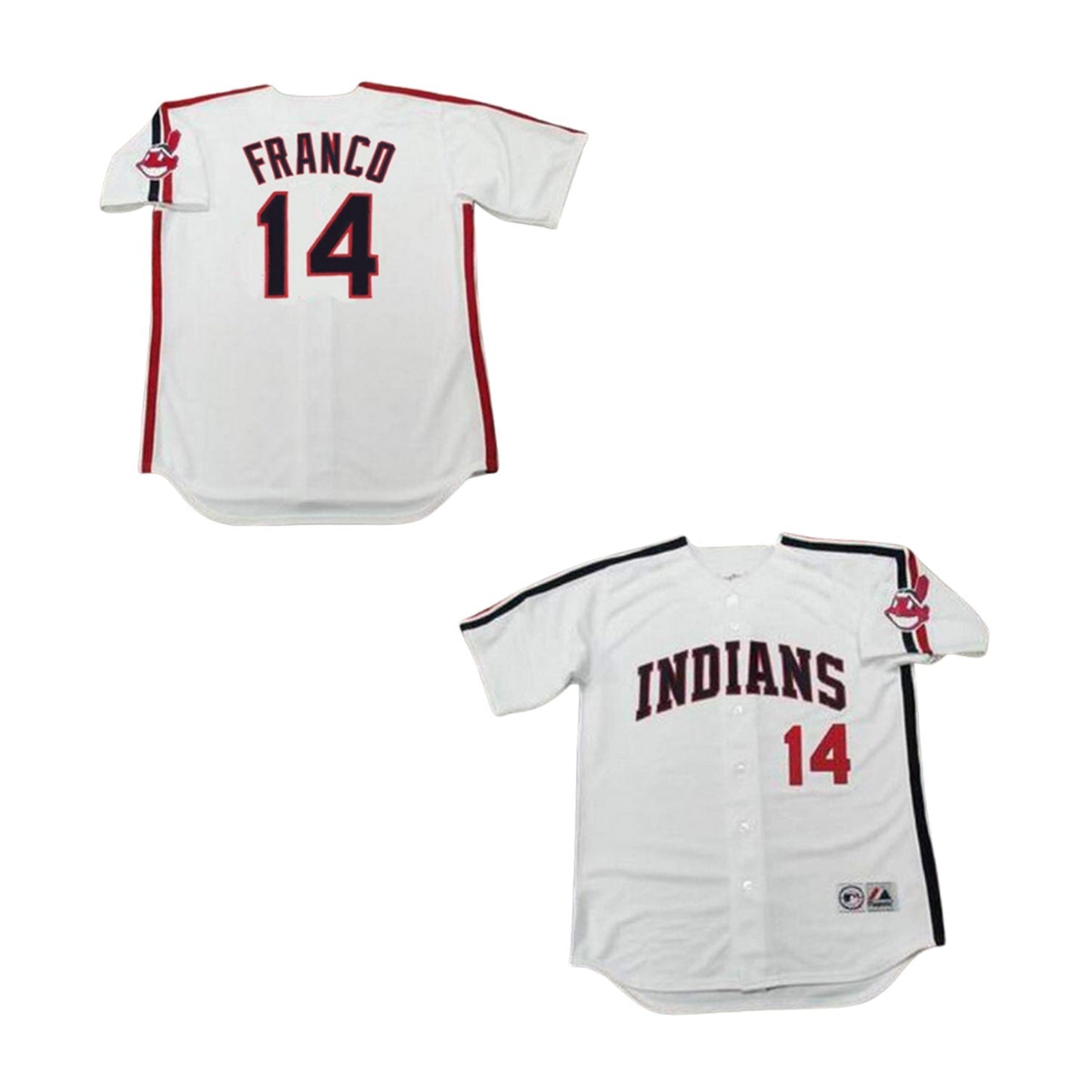 Julio Franco Cleveland Indians 14 Jersey