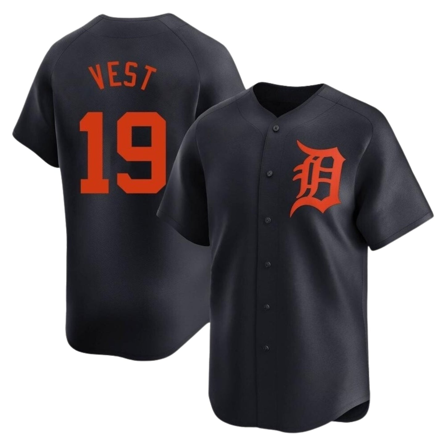 Will Vest Detroit Tigers 19 Jersey