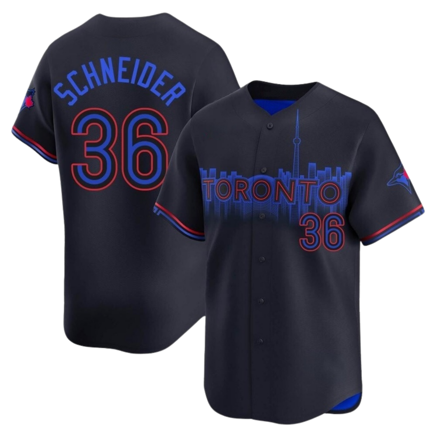 Davis Schneider Toronto Blue Jays 36 Jersey