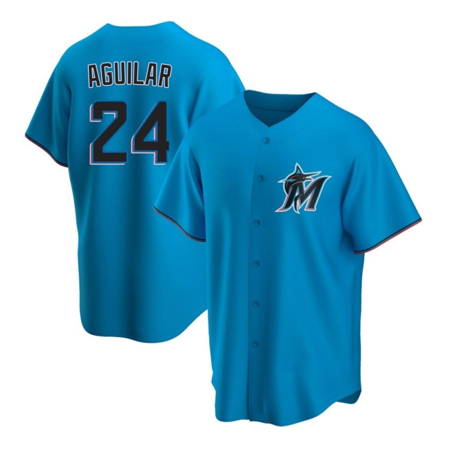 Jesus Aguilar Miami Marlins 24 Jersey