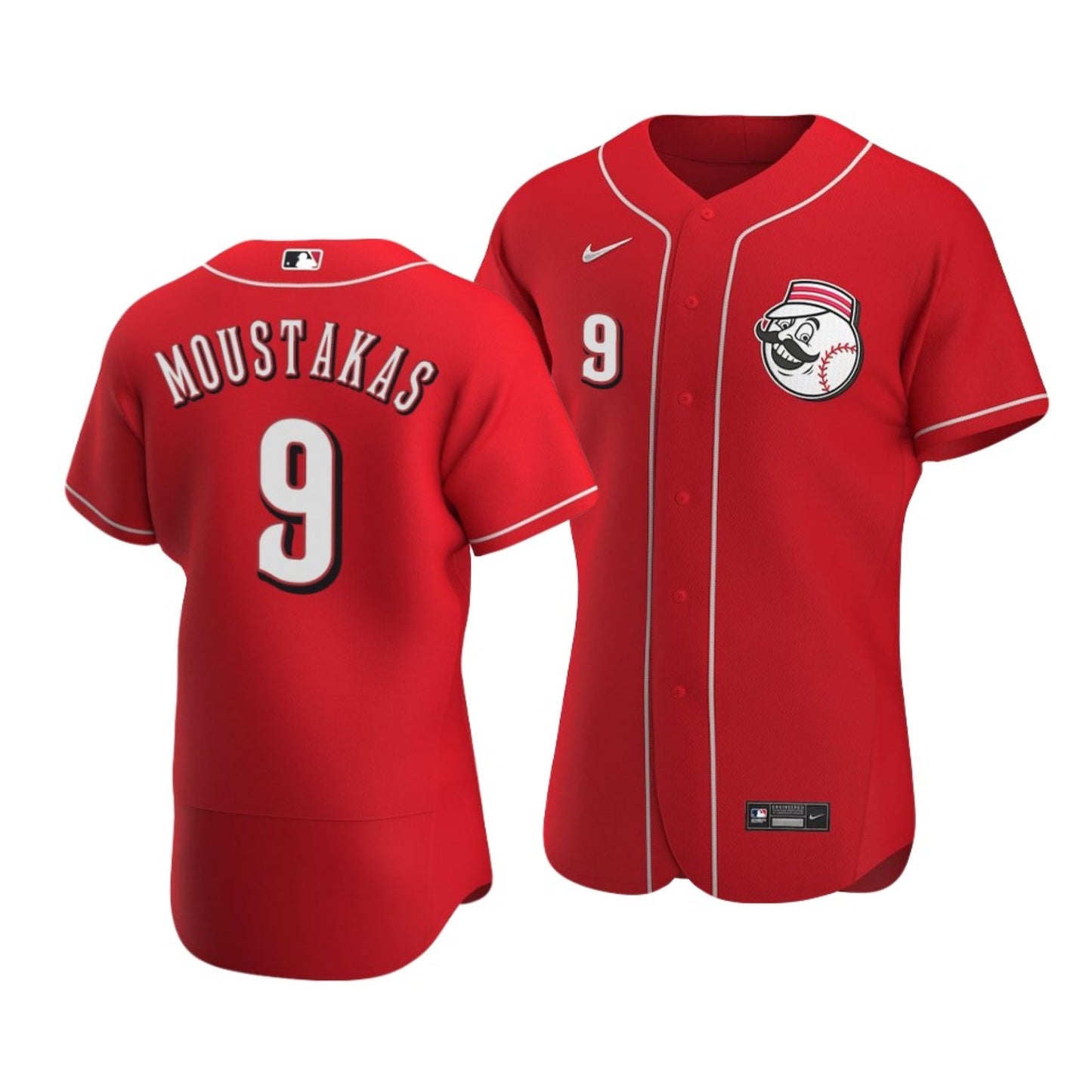 Mike Moustakas Cincinnati Reds 9 Jersey