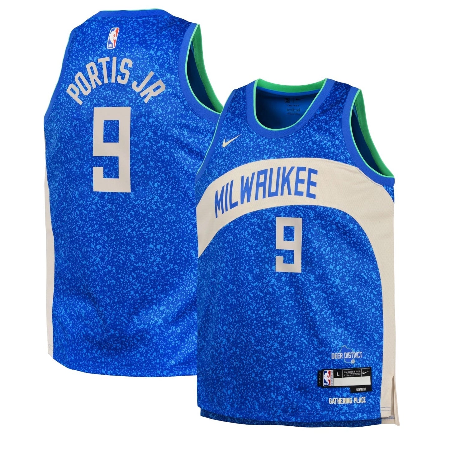 Bobby Portis Jr Milwaukee Bucks 9 Jersey