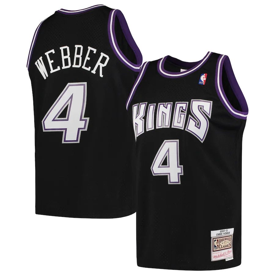 Chris Webber Sacramento Kings 4 Jersey