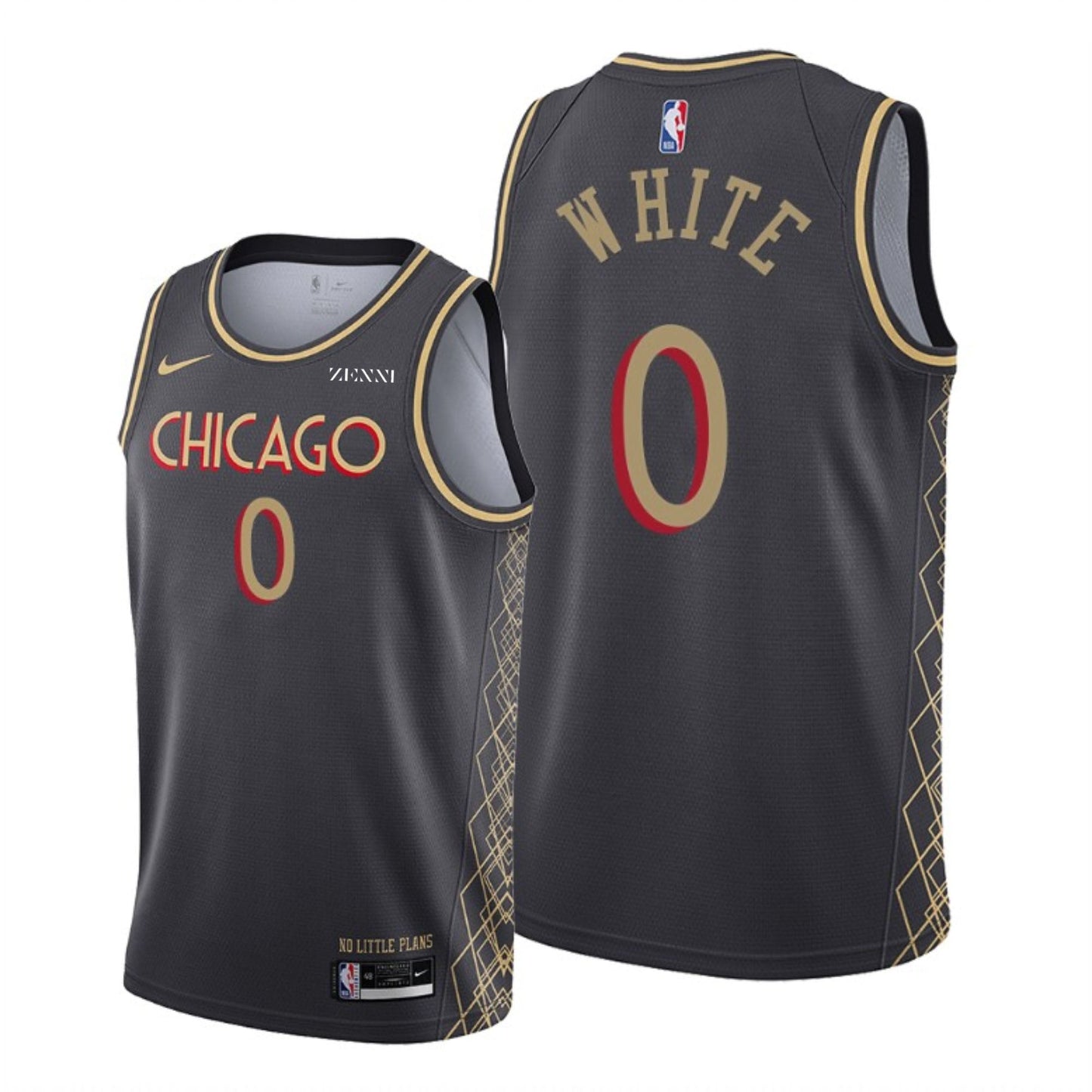 Coby White Chicago Bulls 0 Jersey
