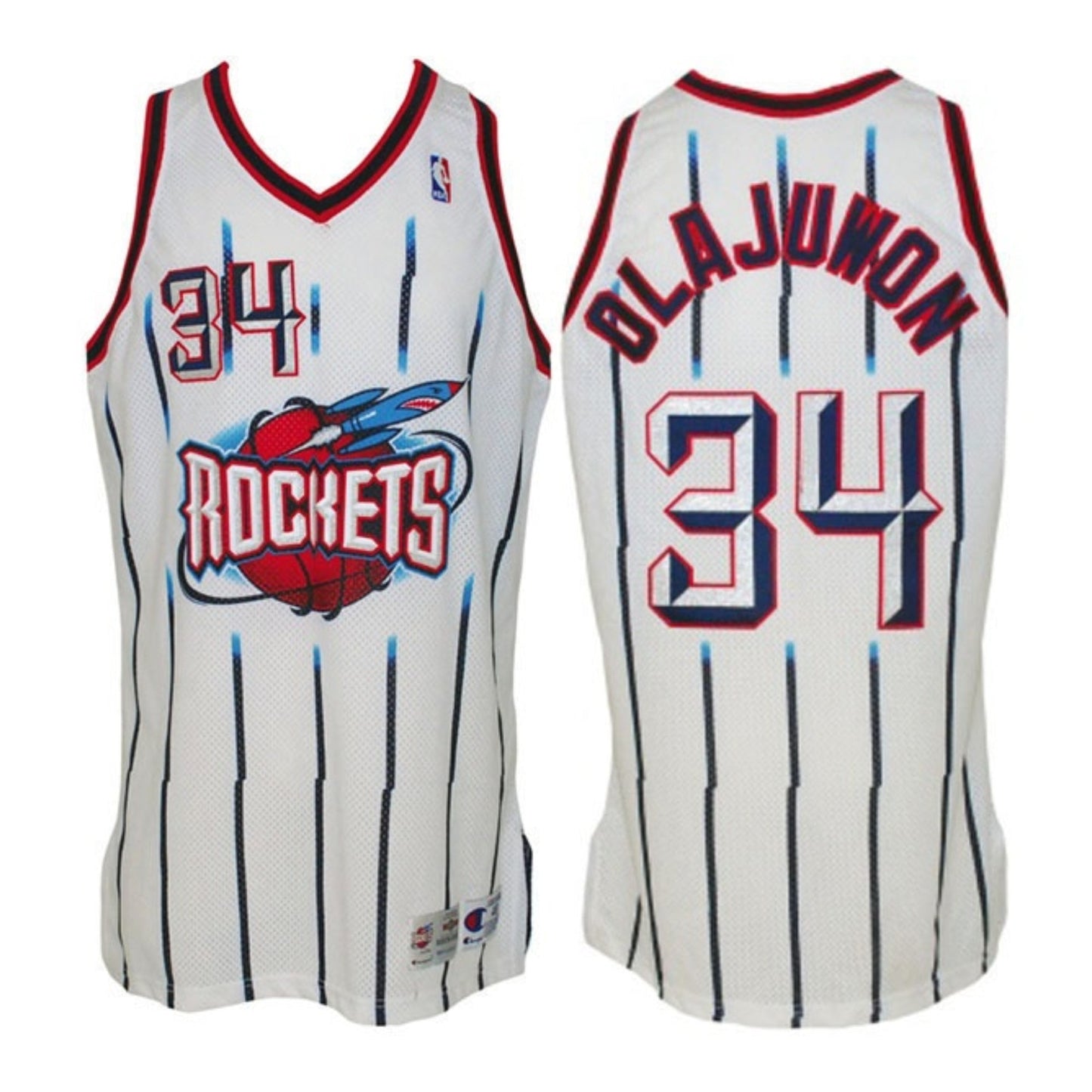 Hakeem Olajuwon Houston Rockets 34 Retro Jersey