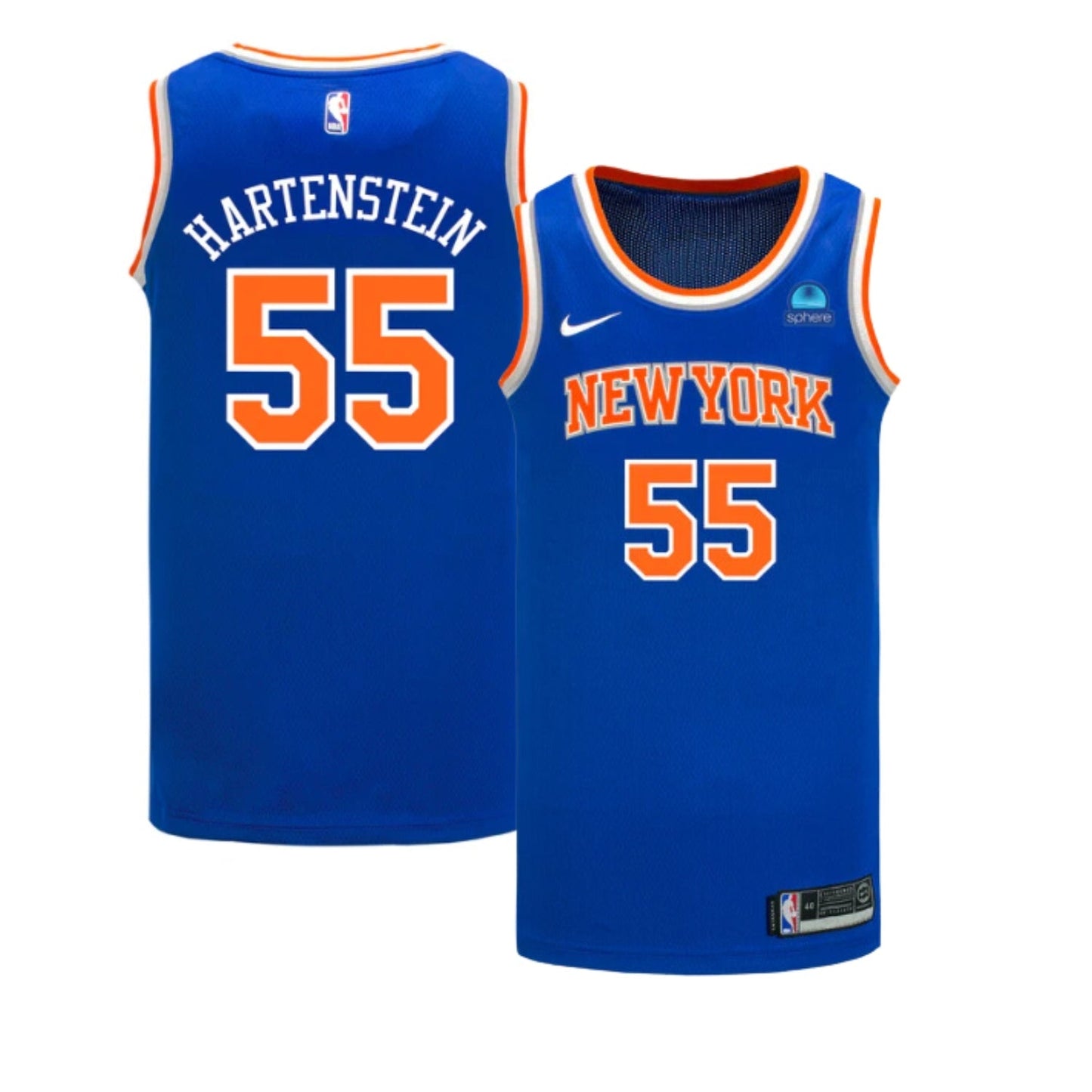 Isaiah Hartenstein New York Knicks 55 Jersey