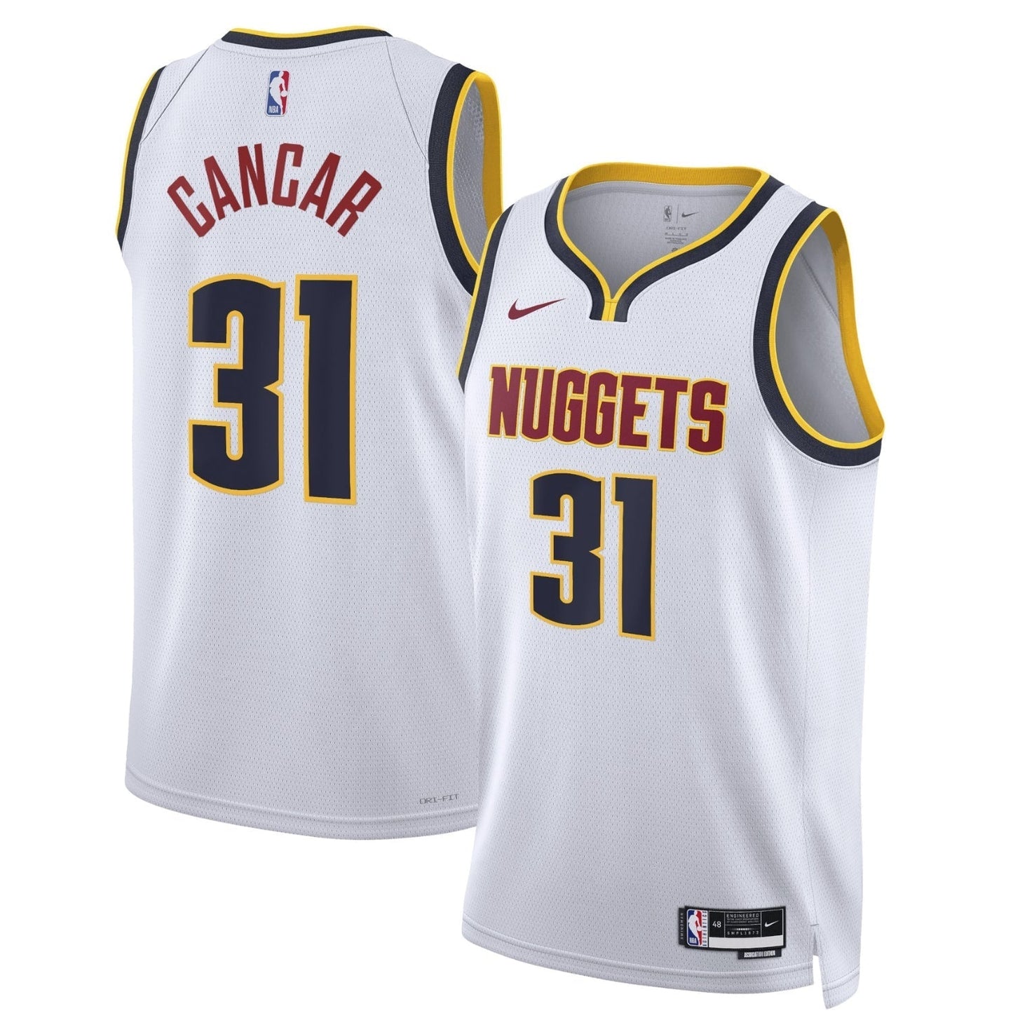Vlatko Cancar Denver Nuggets 31 Jersey