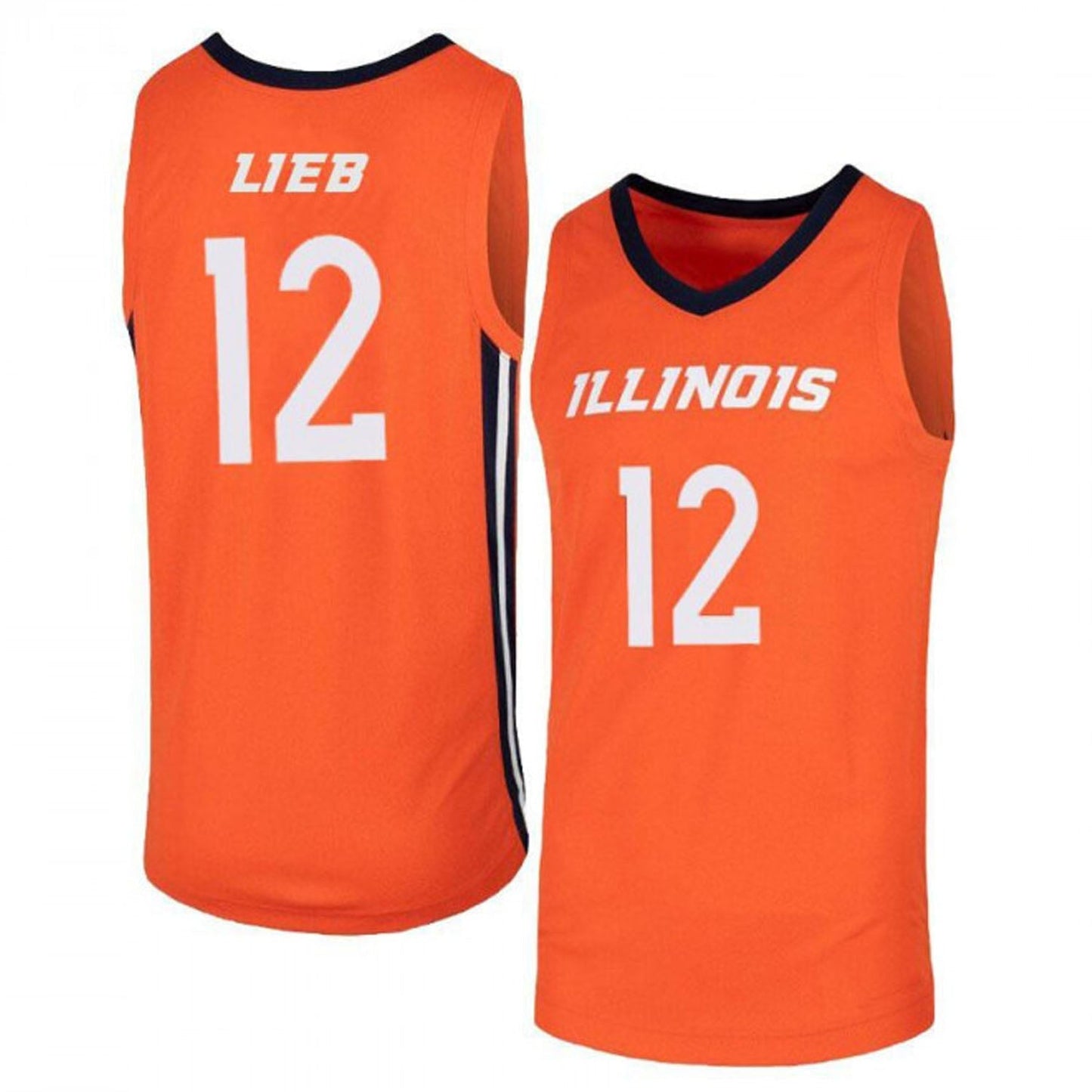 Brandon Lieb Illinois Fighting Illini 12 Jersey