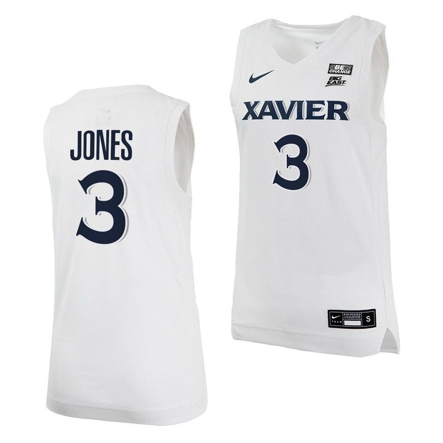 Colby Jones Xavier Musketeers 3 Jersey