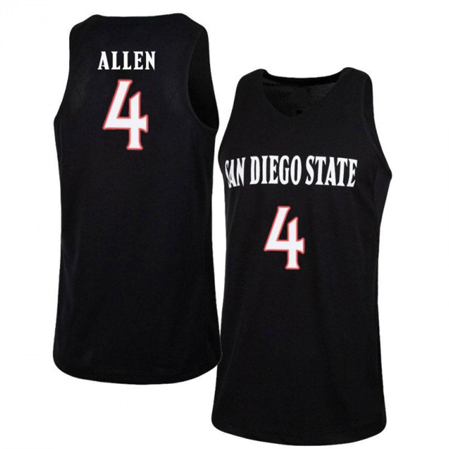Dakarai Allen San Diego State Aztecs 4 Jersey