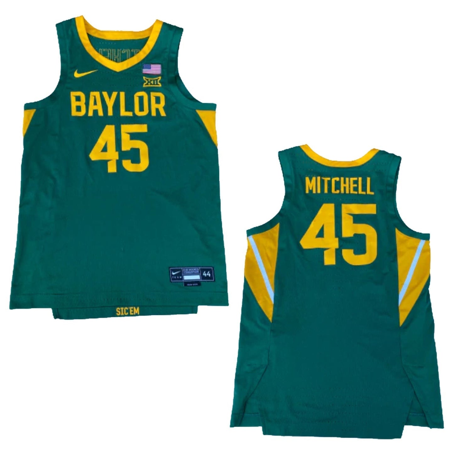 Davion Mitchell Baylor Bears 45 Jersey