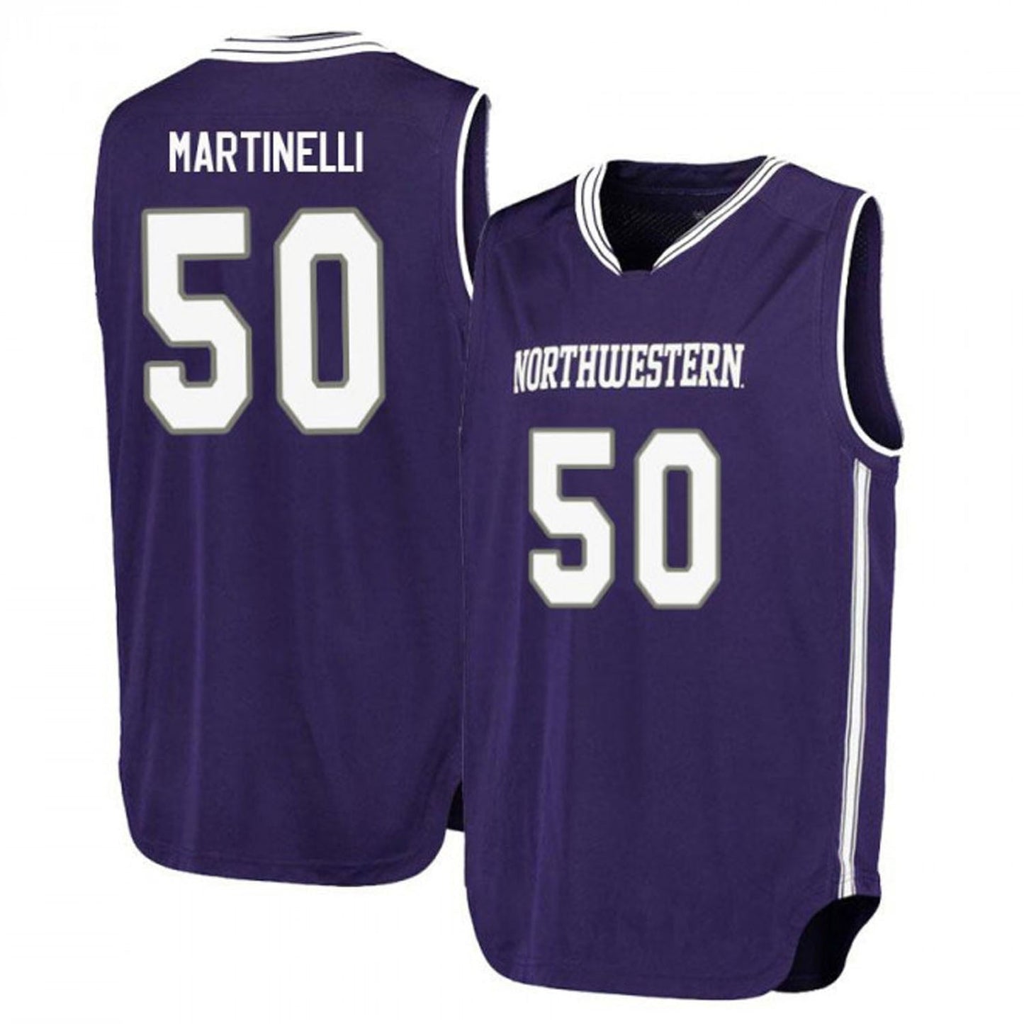 Dom Martinelli Northwestern Wildcats 50 Jersey