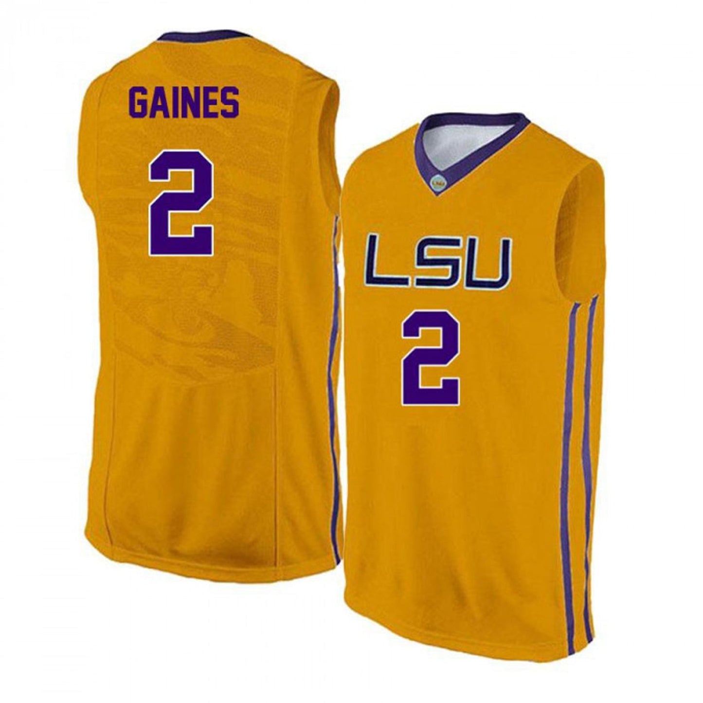 Eric Gaines LSU Tigers 2 Jersey