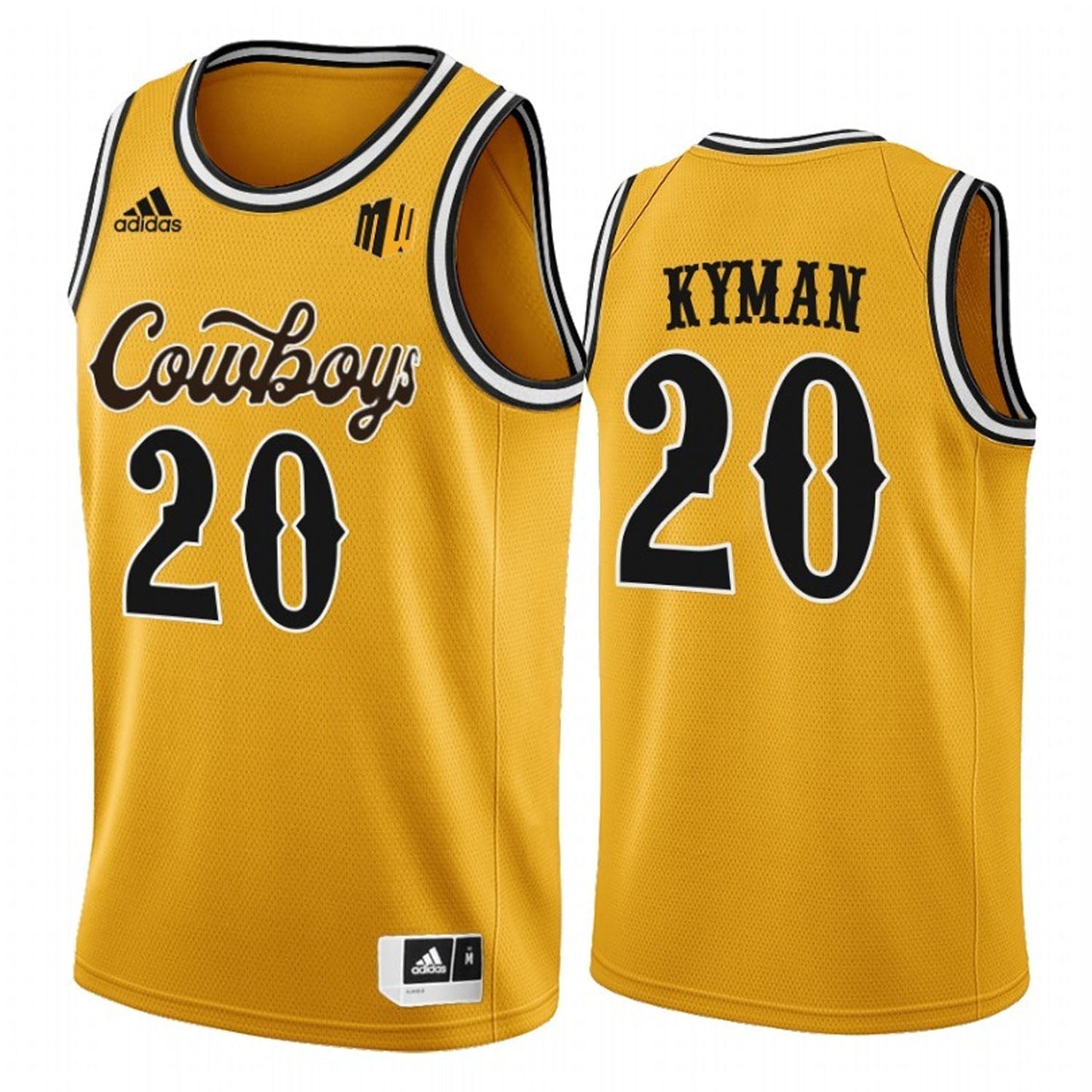 Jake Kyman Wyoming Cowboys 20 Jersey