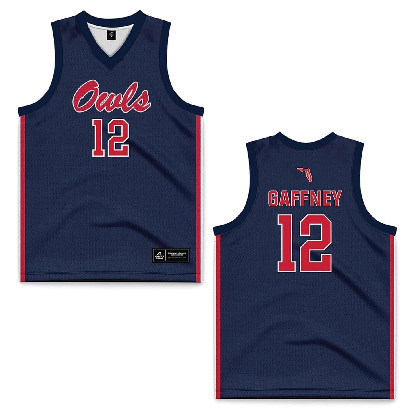 Jalen Gaffney Florida Atlantic Owls 12 Jersey