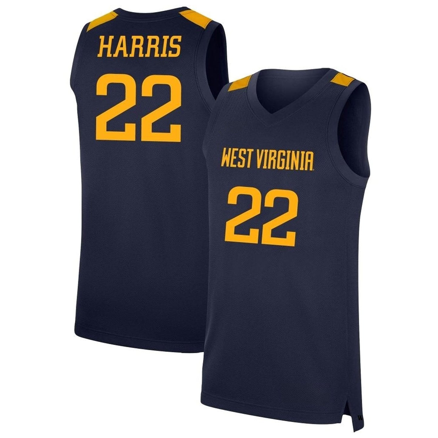 Josiah Harris West Virginia Mountaineers 22 Jersey