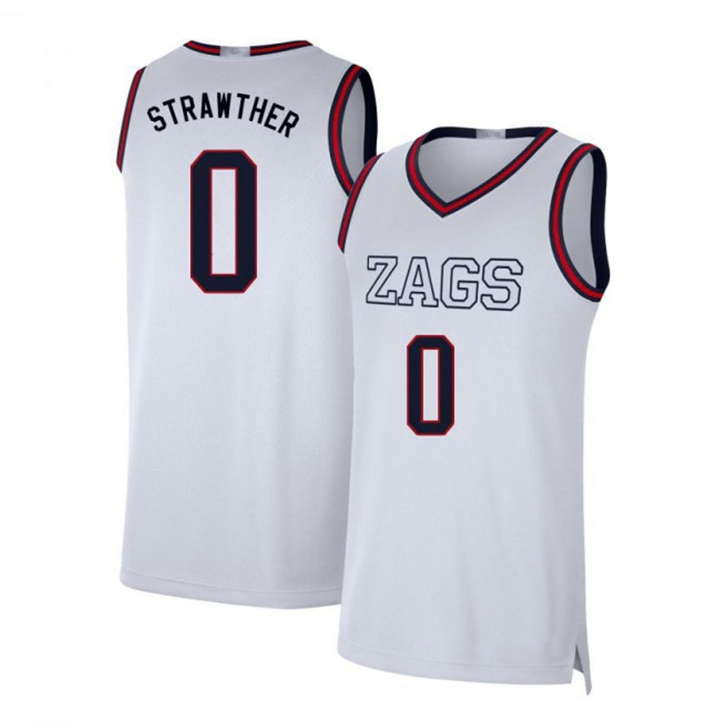 Julian Strawther Gonzaga Bulldogs 0 Jersey