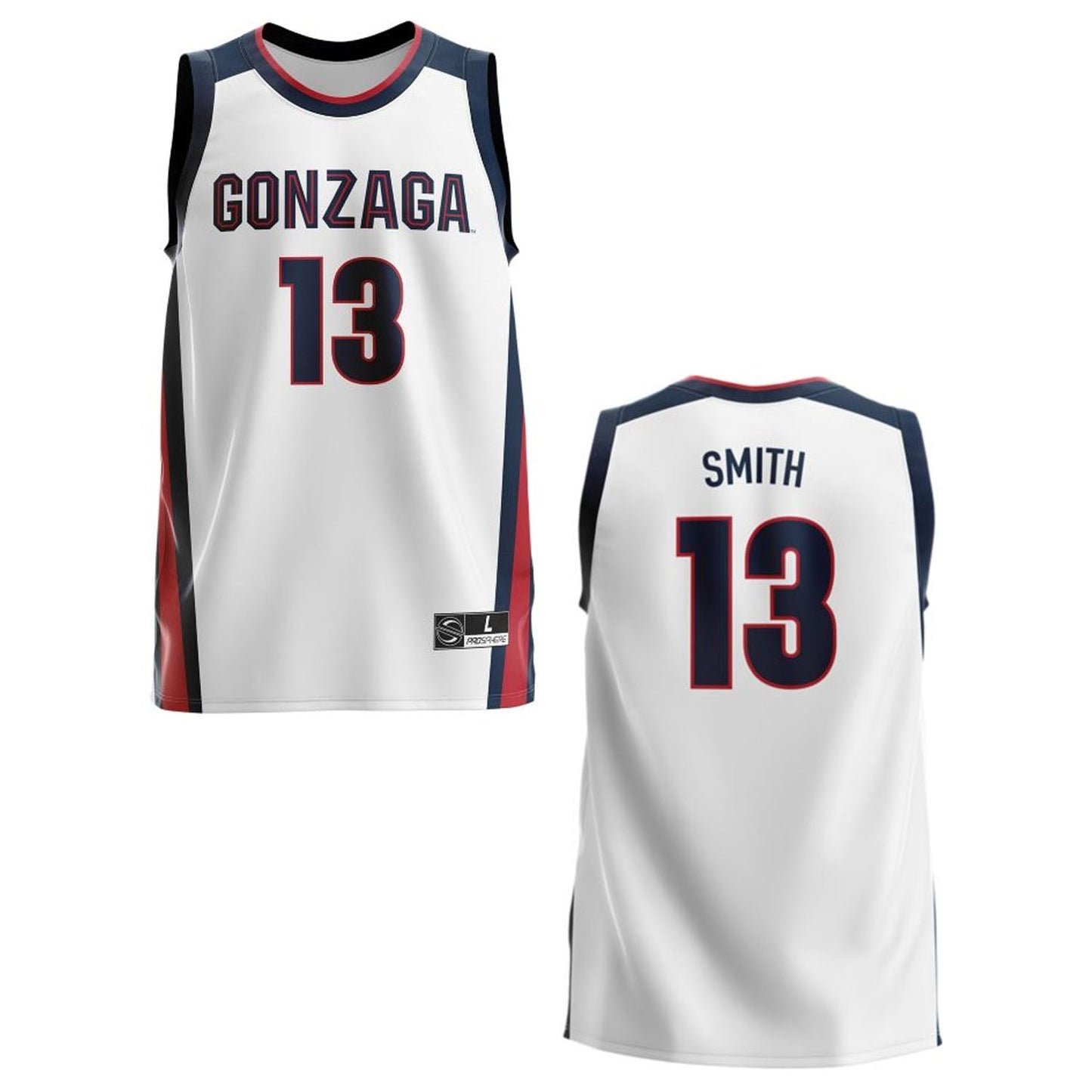 Malachi Smith Gonzaga Bulldogs 13 Jersey