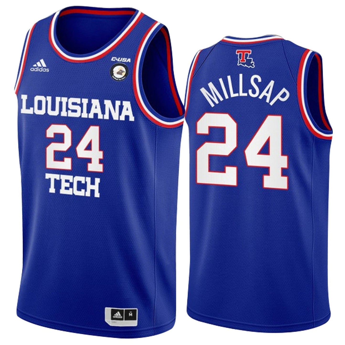 Paul Millsap Louisiana Tech Bulldogs 24 Jersey
