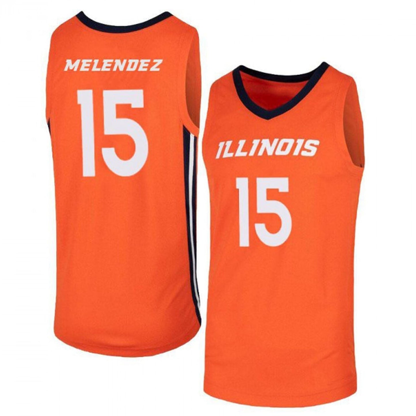 RJ Melendez Illinois Fighting Illini 15 Jersey