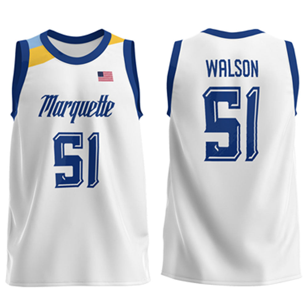 RJ Walson Marquette Golden Eagles 51 Jersey