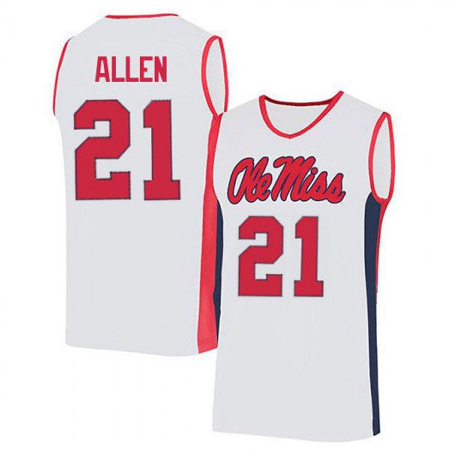 Robert Allen Ole Miss Rebels 21 Jersey