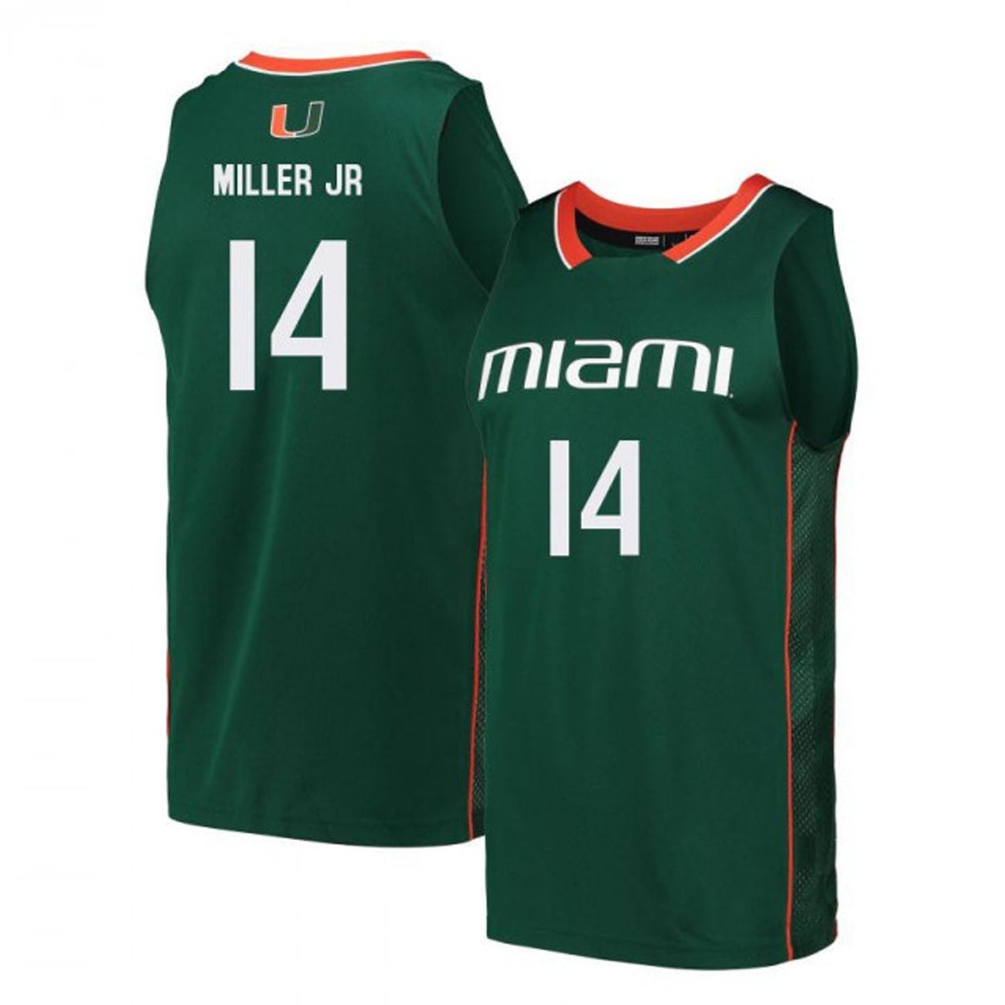 Rodney Miller Miami Hurricanes 14 Jersey
