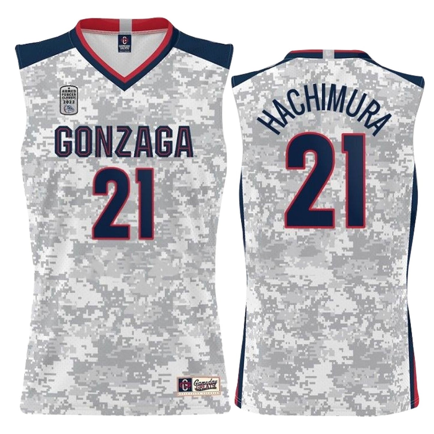 Rui Hachimura Gonzaga Bulldogs 21 Jersey