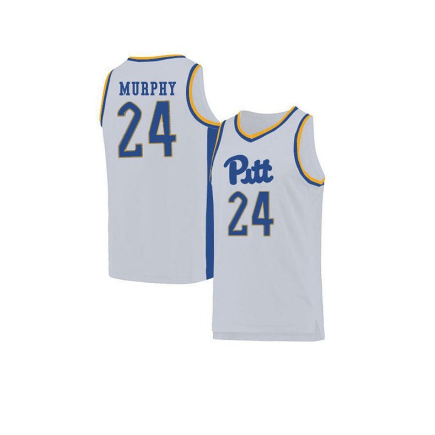 Ryan Murphy White Pittsburgh Panthers 24 Jersey