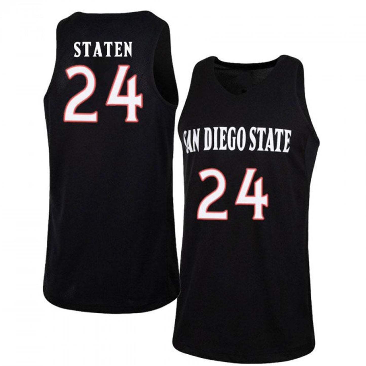 Ryan Staten San Diego State Aztecs 24 Jersey