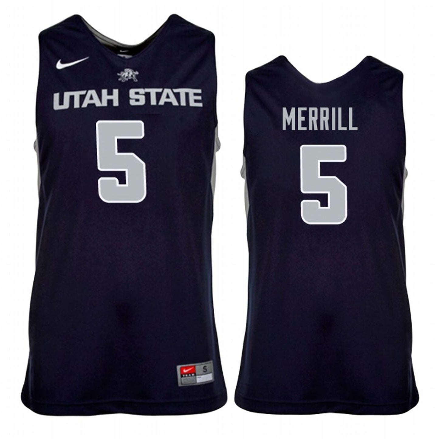 Sam Merrill Utah State Aggies 5 Jersey