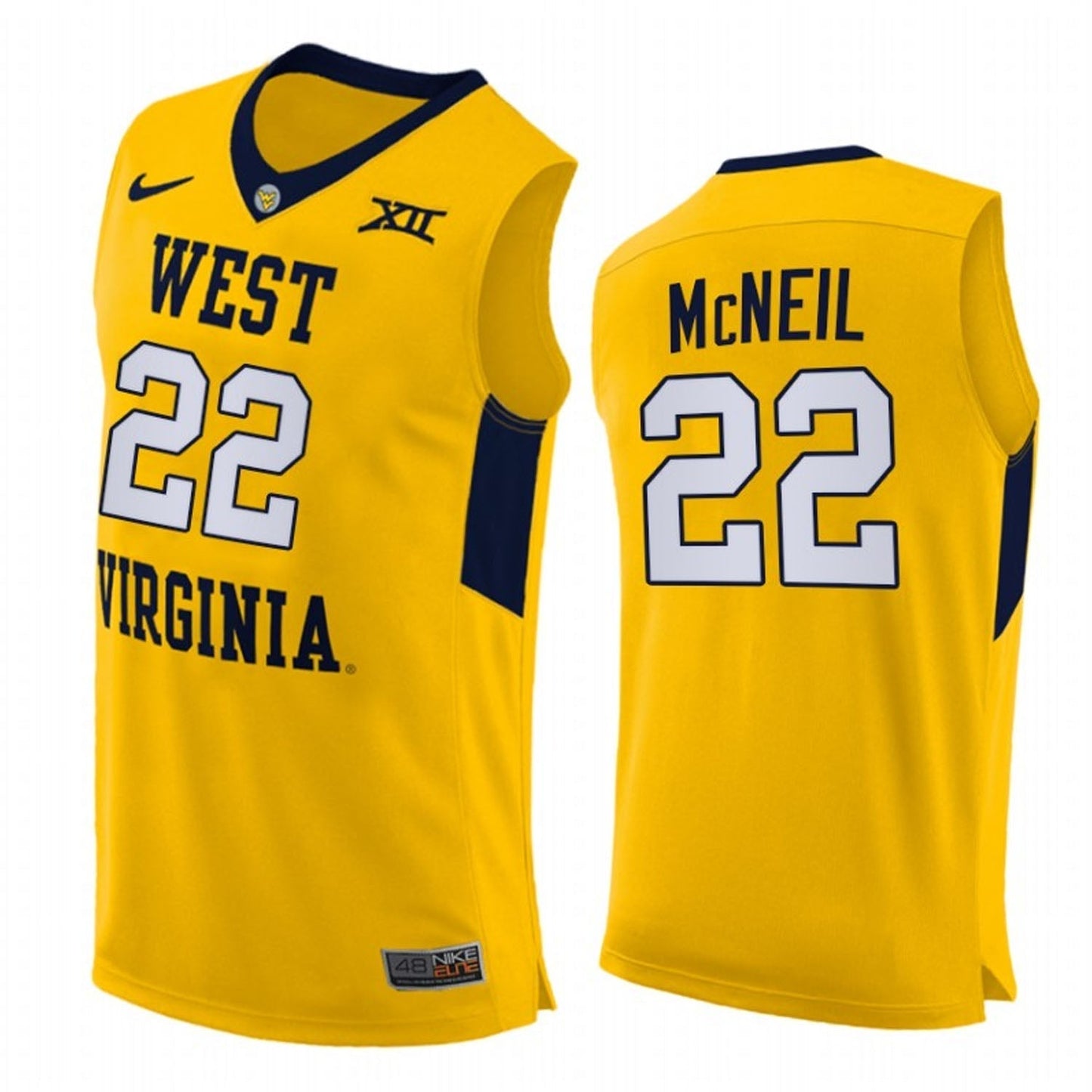 Sean McNeil West Virginia Mountaineers 22 Jersey