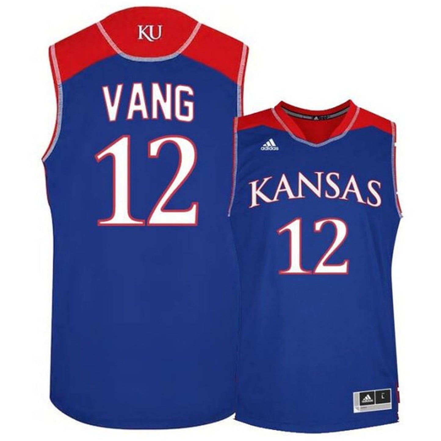 Tucker Vang Kansas Jayhawks 12 Jersey