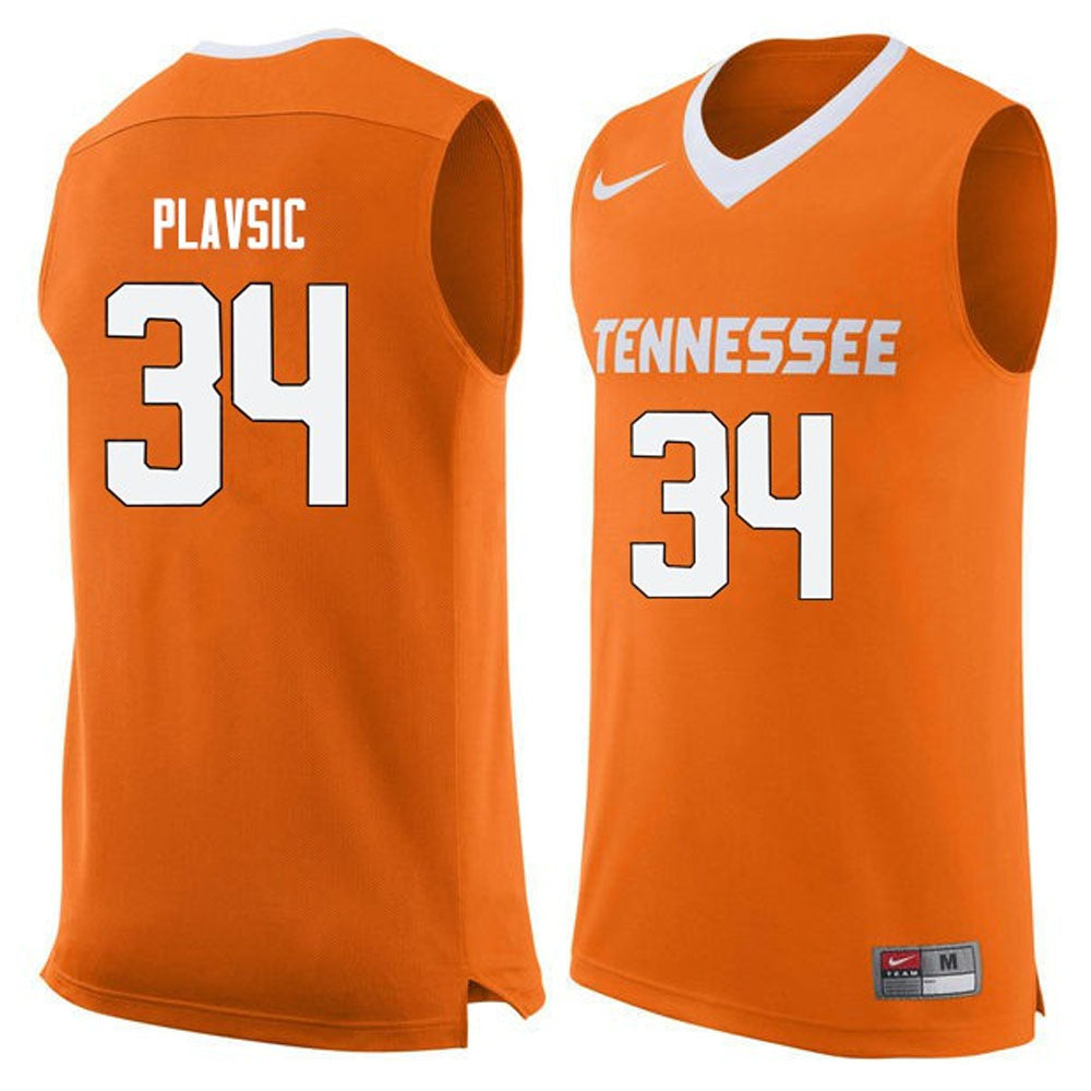 Uros Plavsic Tennessee Volunteers 34 Jersey