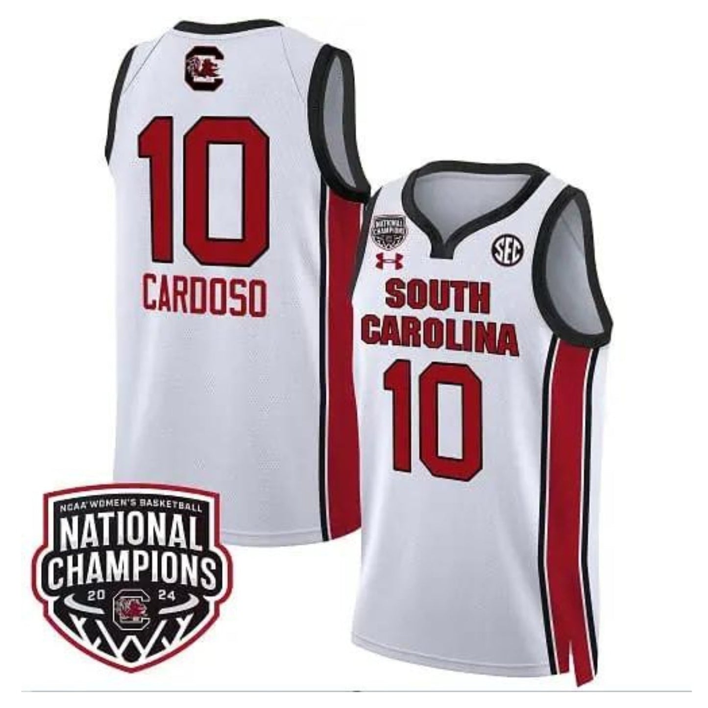 Kamilla Cardoso South Carolina Gamecocks 10 Jersey