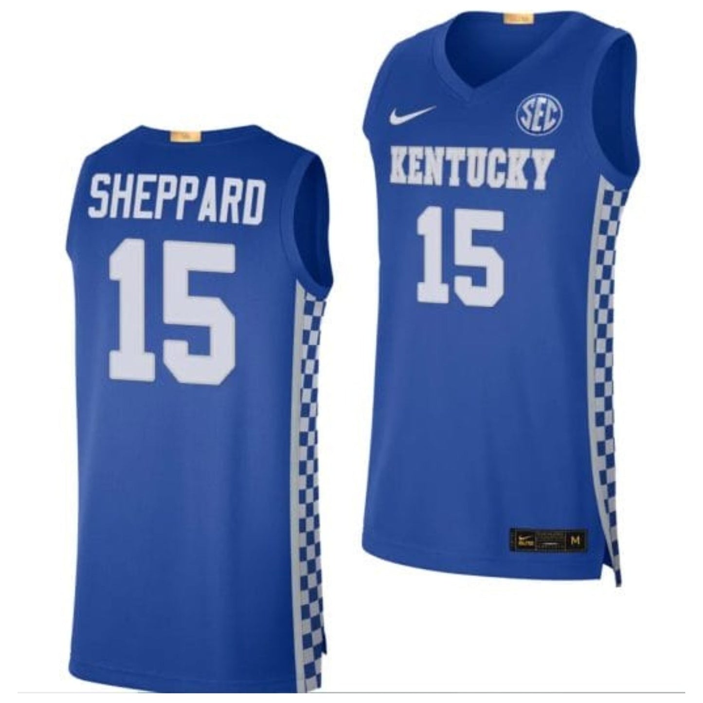 Reed Sheppard Kentucky Wildcats 15 Jersey