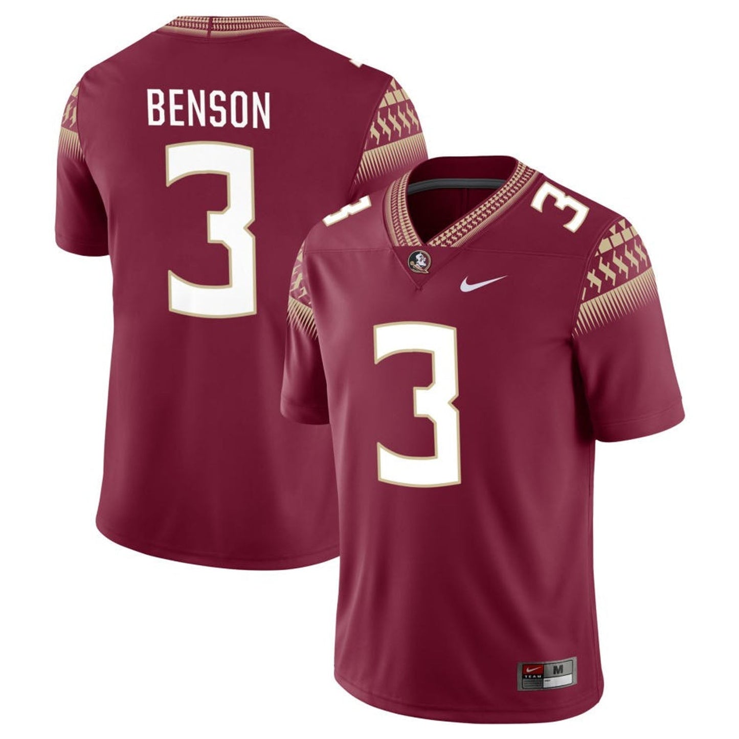 Trey Benson FSU 3 Jersey