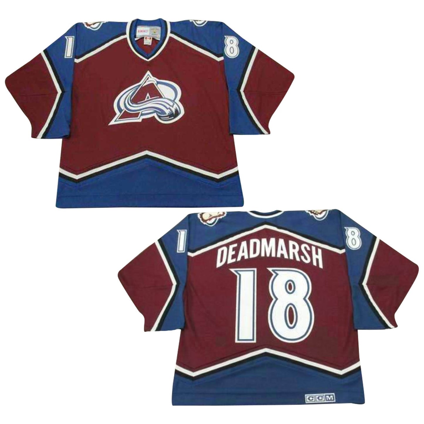 Adam Deadmarsh Colorado Avalanche 18 Jersey