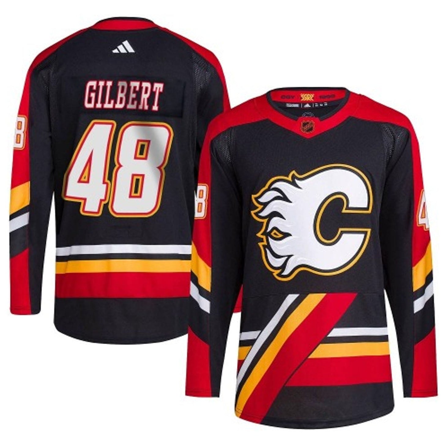 Dennis Gilbert Calgary Flames 48 Jersey