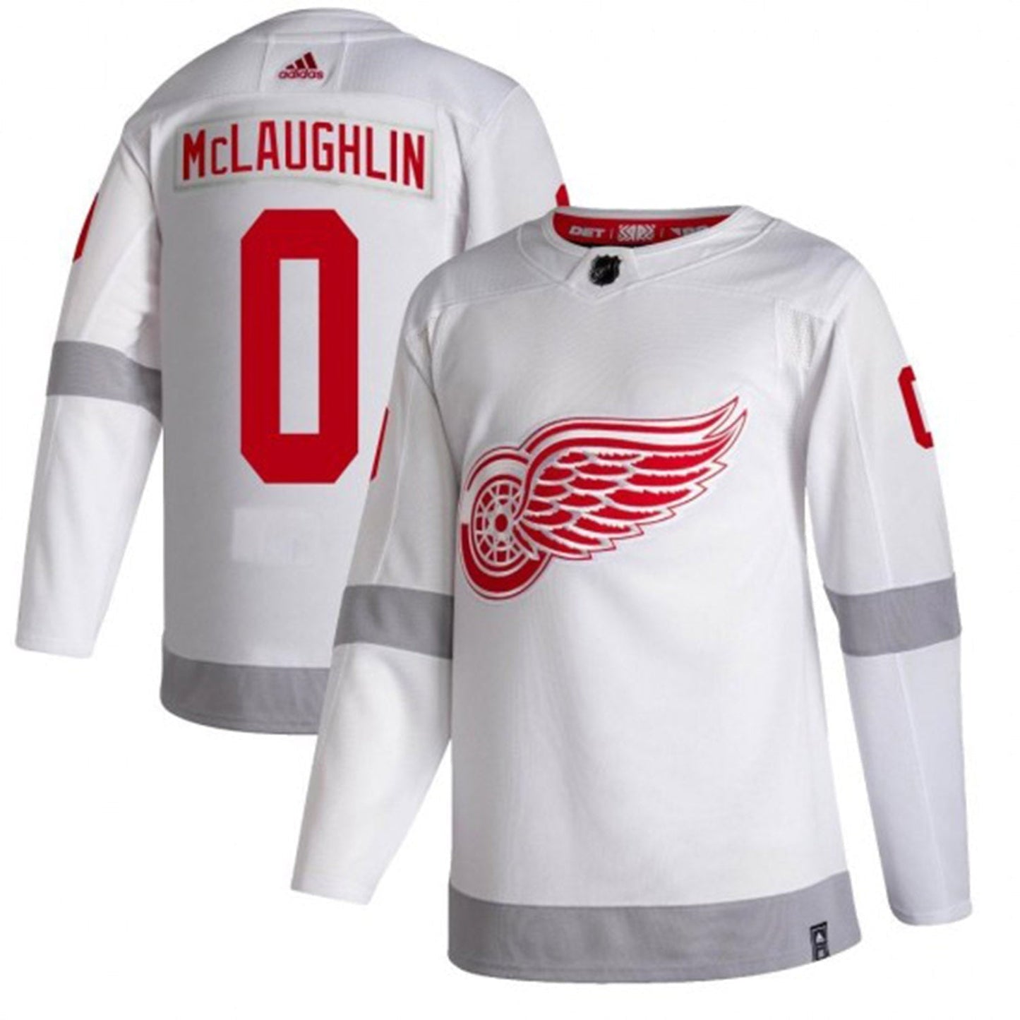 Dylan McLaughlin Detroit Red Wings 0 Jersey