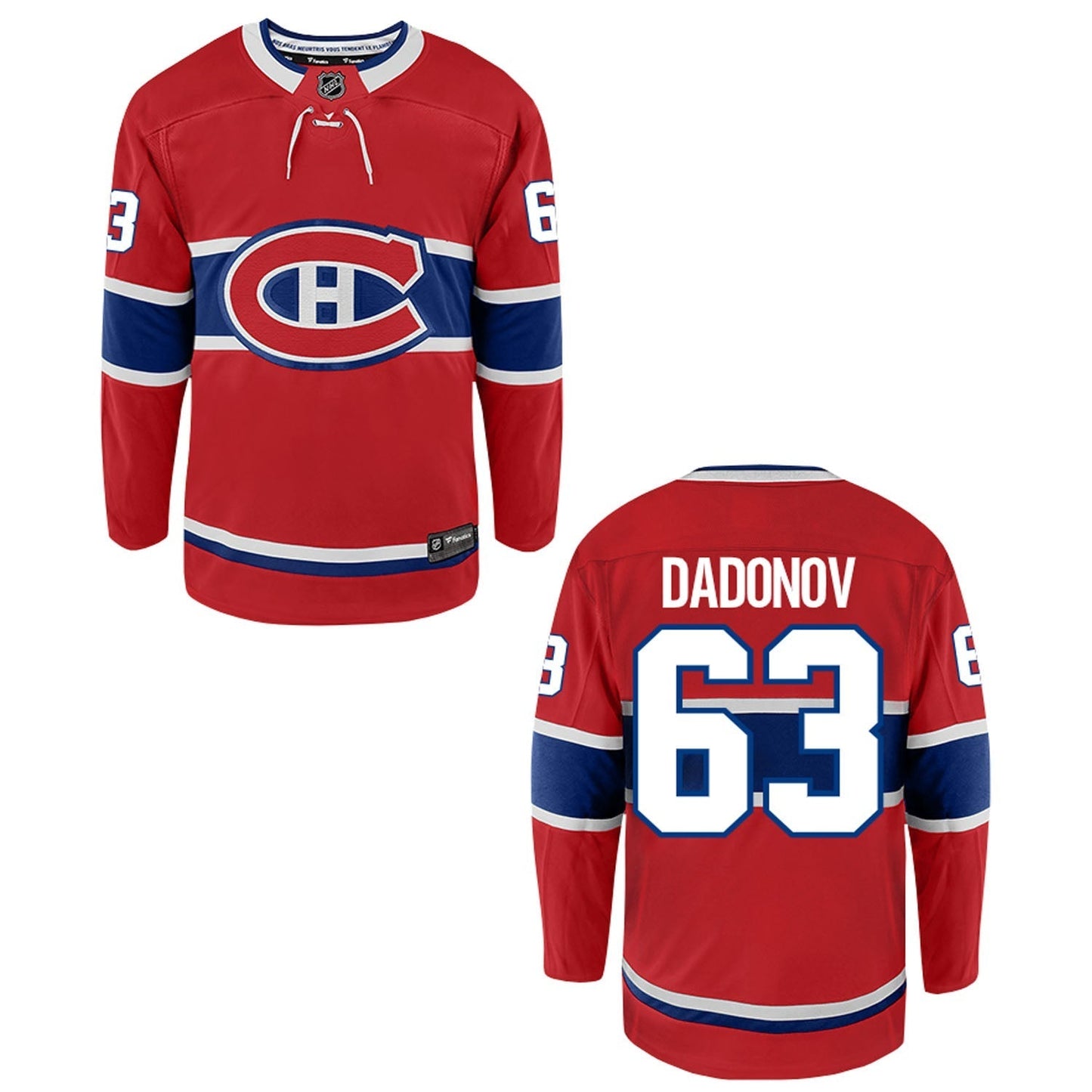 Evgenii Dadonov Montreal Canadiens 63 Jersey