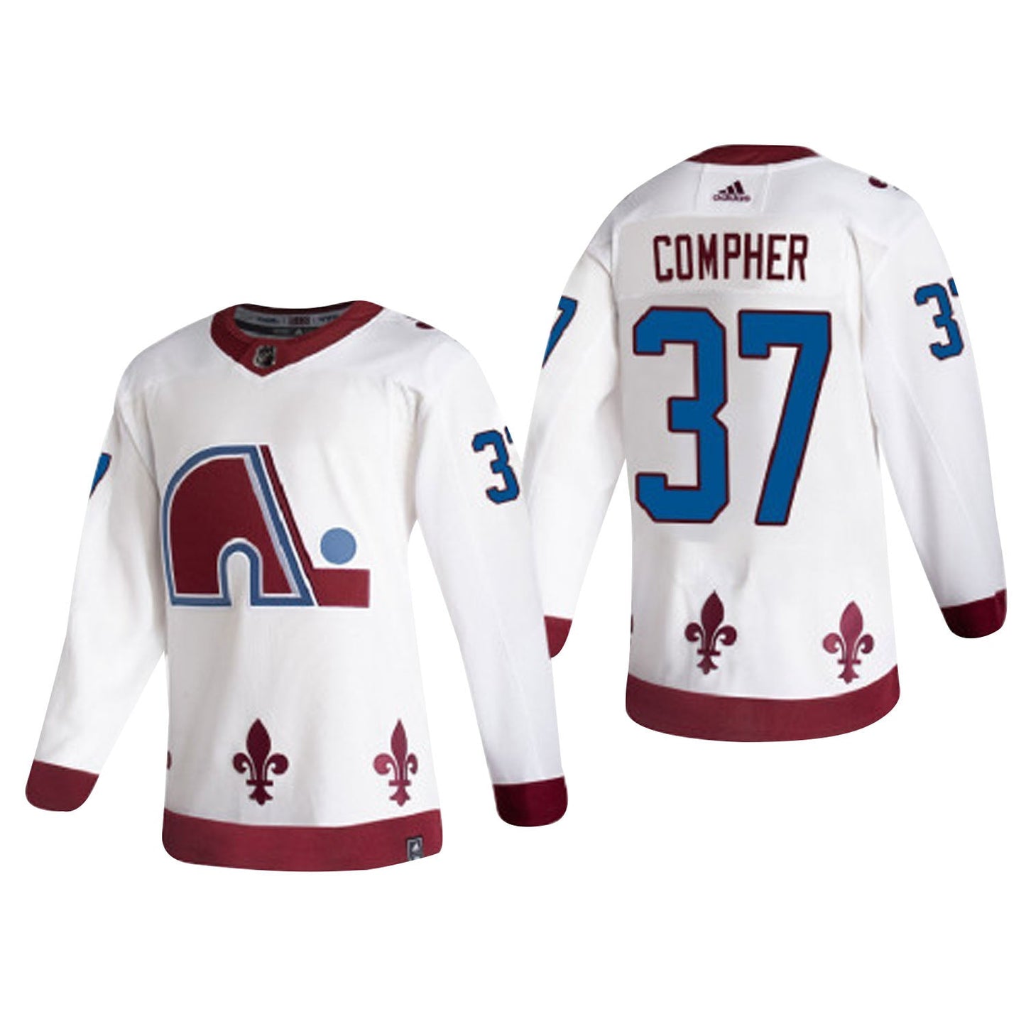 J.T. Compher Colorado Avalanche 37 Jersey