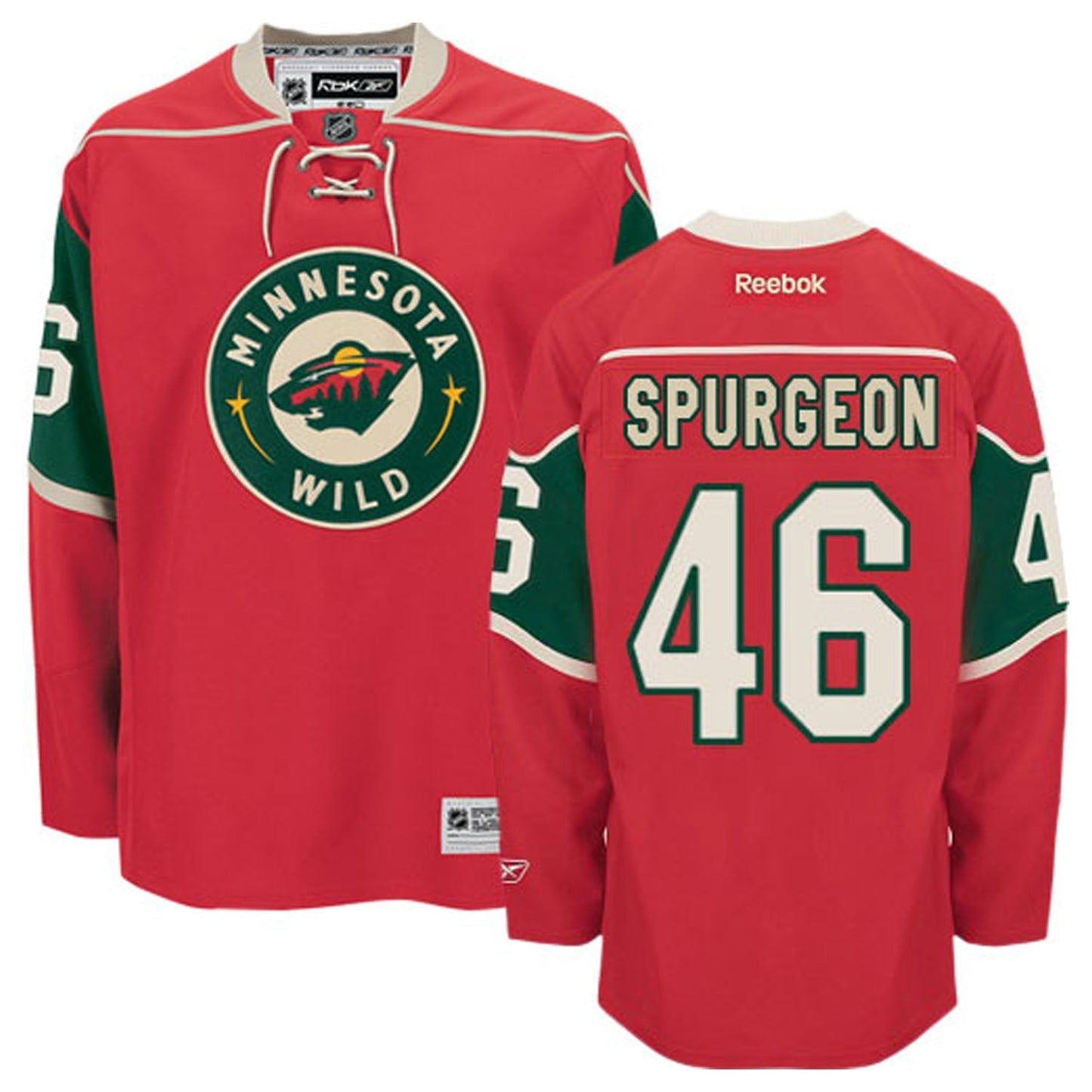 Jared Spurgeon Minnesota Wild 46 Jersey