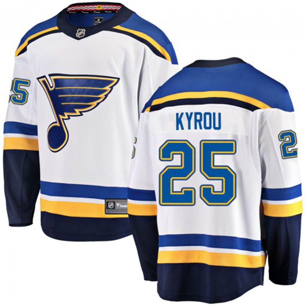 Jordan Kyrou St. Louis Blues 25 Jersey